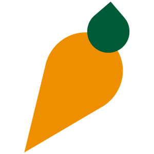 Karotte als Icon für die HypnoInjection, die hypnotische Abnehmspritze.
